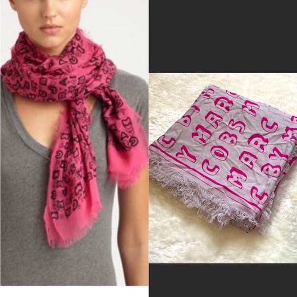 Marc By Marc Jacobs Accessories - Marc by Marc Jacobs All Over Print Name Scarf One Size